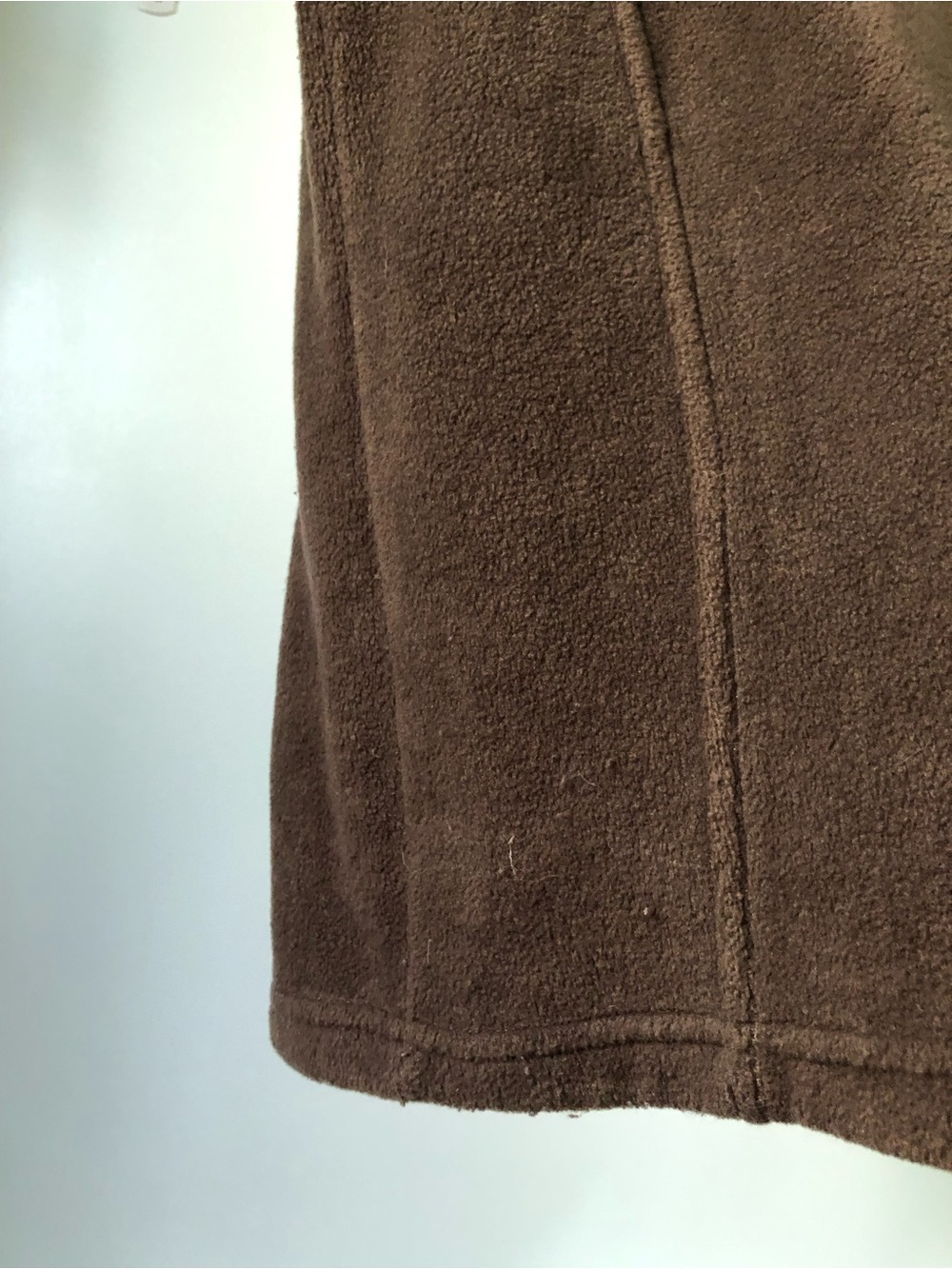 90s Y2k Penmans Soft Brown Fleece Zip-Up Vest Size M Gorpcore - Picture 7 of 9